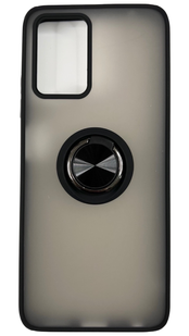 TPU чохол накладка Matte Ring Magnit для ZTE Blade V30 Vita (на зті блейд на30 віта) чорний 085041 фото