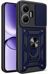 PC + TPU чехол Camshield Armor для Poco F7 / синий 203408 фото