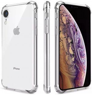 Чохол WXD силіконовий протиударний для iPhone XR / прозорий 097391 фото