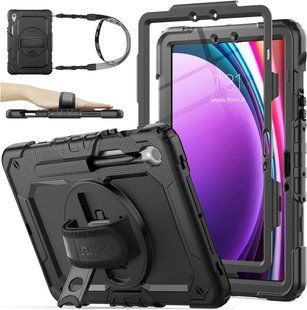 PC + TPU чехол Armor Cover Tablet на планшет Samsung Galaxy Tab S9 (11") / черный 096958 фото