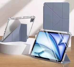 Чехол книжка Transparent Origami на Apple iPad Air 4 (10.9") (2020-22) / lavander grey 098781 фото