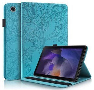 Чохол книжка Wood Book на планшет Samsung Galaxy Tab A11 Plus (11") / блакитний 100862 фото