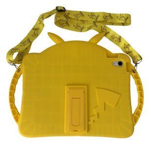 Чехол Pikachu Case на планшет Apple iPad 11" (A16) 2025 / желтый (з ремінцем) 202754 фото