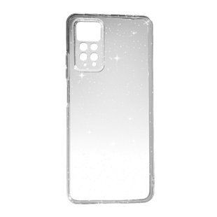 Чохол силіконовий прозорий для Xiaomi Redmi Note 12 Pro з блискітками 088649 фото