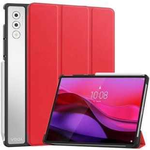 Чохол книжка Crazy Horse на планшет Lenovo Yoga Tab Plus (12.7") / червоний 098905 фото