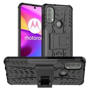 PC + TPU чехол Armor на Motorola E40 черный 89501 фото