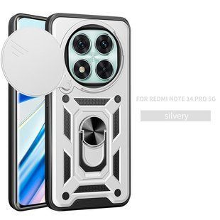 PC + TPU чохол Camshield Armor для Xiaomi Redmi Note 14 Pro Plus / сріблястий 099805 фото