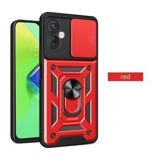 PC + TPU чехол Camshield armor для Tecno Camon 19 Neo / красный 089249 фото