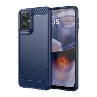 TPU чехол накладка Urban для Motorola G55 (5G) / синий 098250 фото
