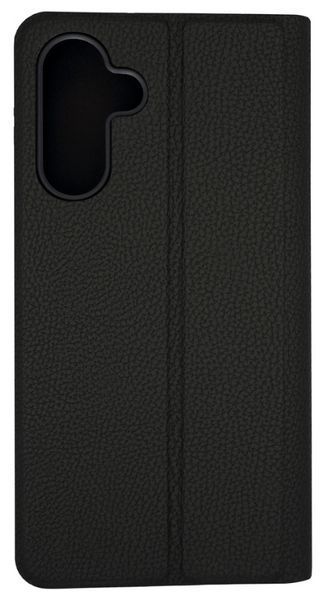 Шкіряний чохол книжка Fibra case на Samsung Galaxy A56 / чорний 202294 фото