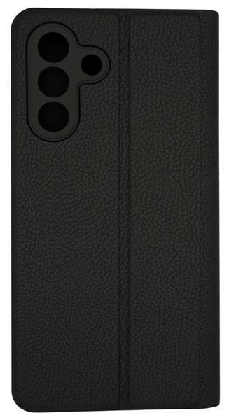 Шкіряний чохол книжка Fibra case на Samsung Galaxy A26 (5G) / чорний 202519 фото