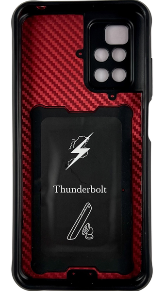 PC + TPU чохол Camshield armor для Xiaomi Redmi 10 / червоний 085938 фото
