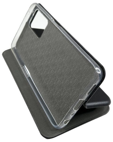 Шкіряний чохол-книжка Elegant book на Oppo A76 (на оппо-а76) чорний 087879 фото