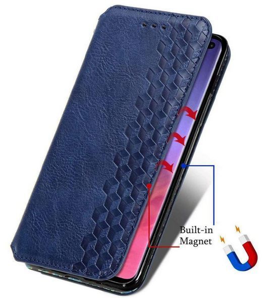 Шкіряний чохол книжка Cubic для Motorola G06 Power / синій 204293 фото