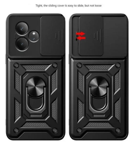 PC + TPU чохол Camshield Armor для Realme GT 6 / сріблястий 201849 фото