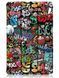 Кожаный чехол книжка Crazy Horse для Lenovo Tab K10 graffiti 093845 фото 3