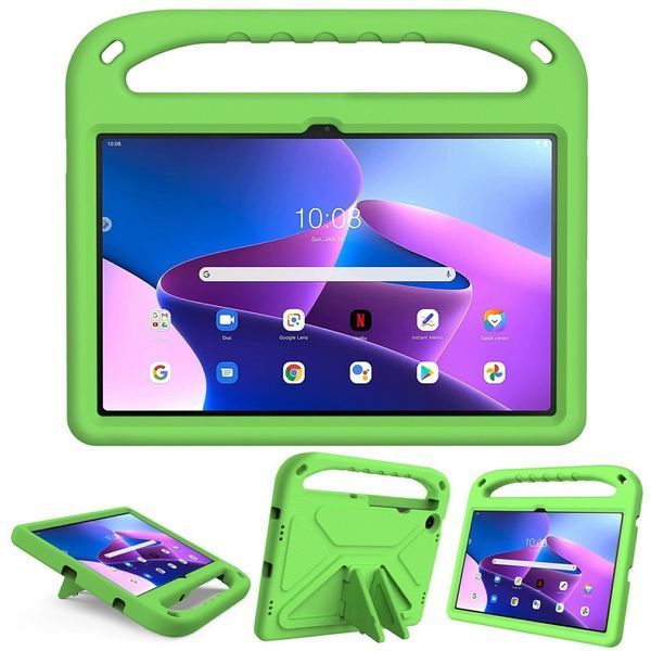 Чехол Kids Case Tablet на Lenovo Tab M10 Plus (3rd Gen) 10.61" / зеленый 093382 фото