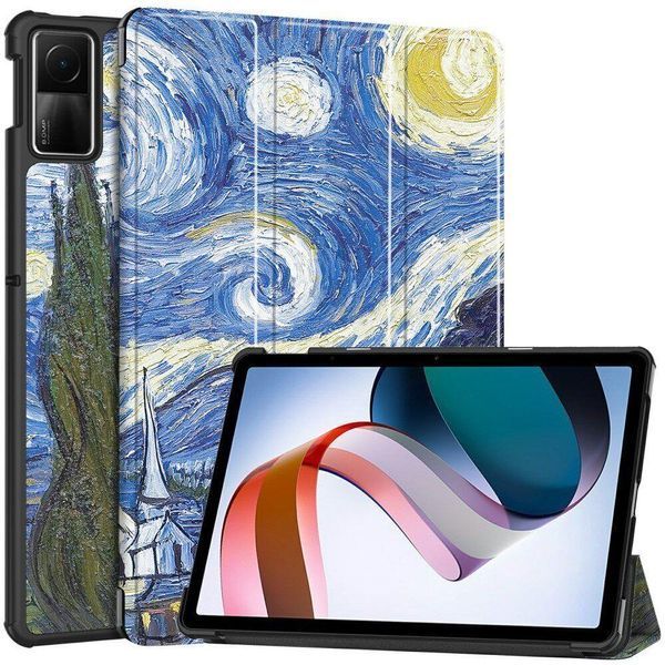 Чохол книжка Crazy Horse на Xiaomi Redmi Pad SE (11") / зоряна ніч 093140 фото
