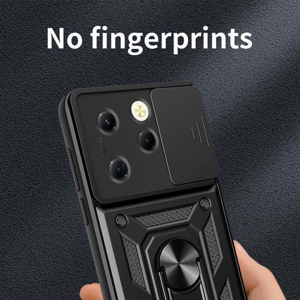 PC + TPU чохол Camshield Armor для Infinix Hot 40 Pro (X6837) / синій 095720 фото