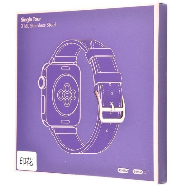 Ремінець Apple Watch Classic Leather Printing 38 mm/40 mm (1 вид) 16629 фото