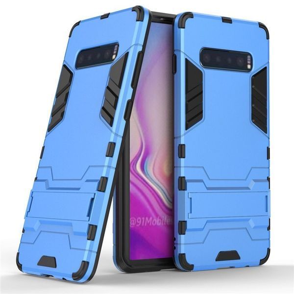 PC + TPU чехол Metal armor для Samsung Galaxy S10 (6 кольорів) 054957 фото