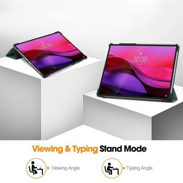 Кожаный чехол книжка Crazy Horse на планшет Lenovo Yoga Tab Plus (12.7) / красный 098905 фото