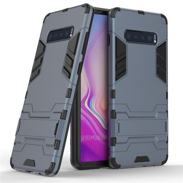 PC + TPU чехол Metal armor для Samsung Galaxy S10 (6 кольорів) 054957 фото