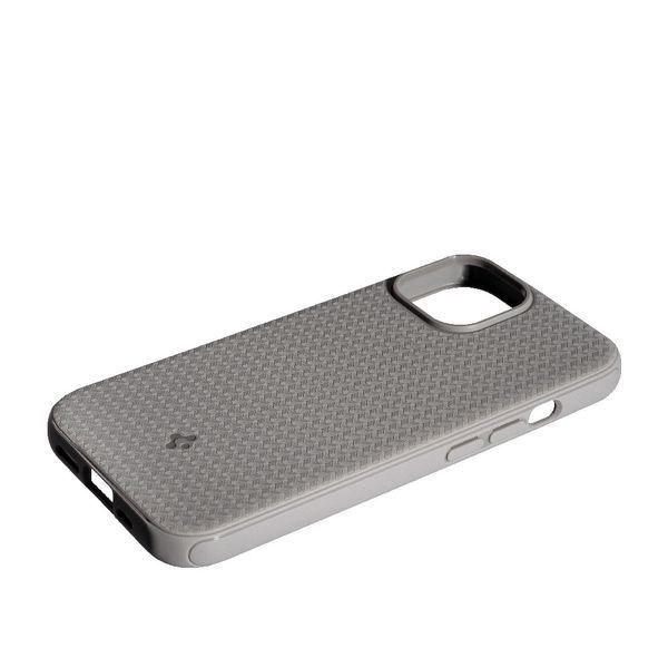 TPU чохол Spigen Magfit на iPhone 15 Pro сірий 093757 фото