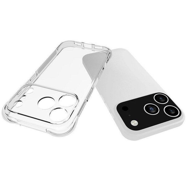 Протиударний чохол WXD для Apple iPhone 17 Pro Max / прозорий (закрита камера) 100458 фото