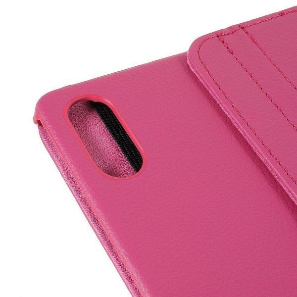 Шкіряний чохол-книжка 360 для Lenovo Tab P12 (12.7") / малиновий 096522 фото