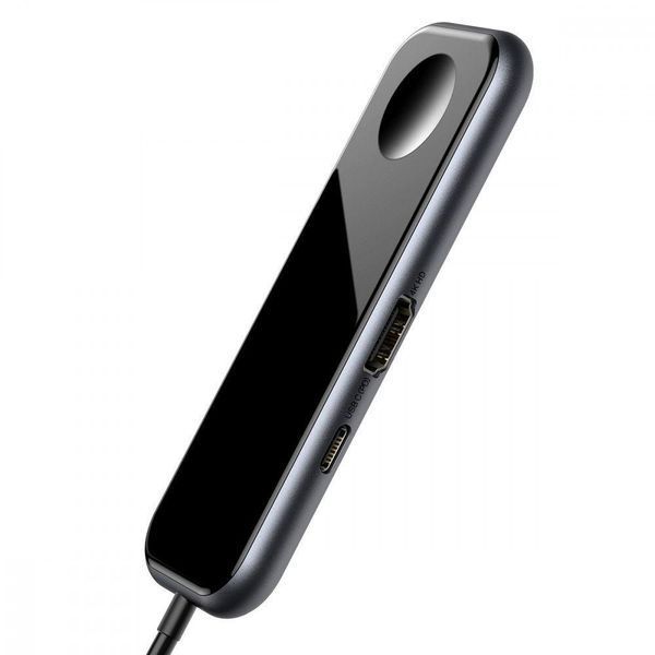 HUB переходник Baseus Superlative Multifunctional (Type-C to 2 x USB3.0 + HDMI + Audio + PD + iWatch) 80573 фото