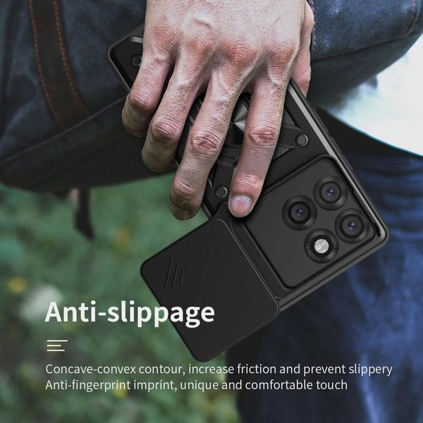 PC + TPU чехол Camshield Armor для Motorola Edge 60 Fusion/ черный 100364 фото