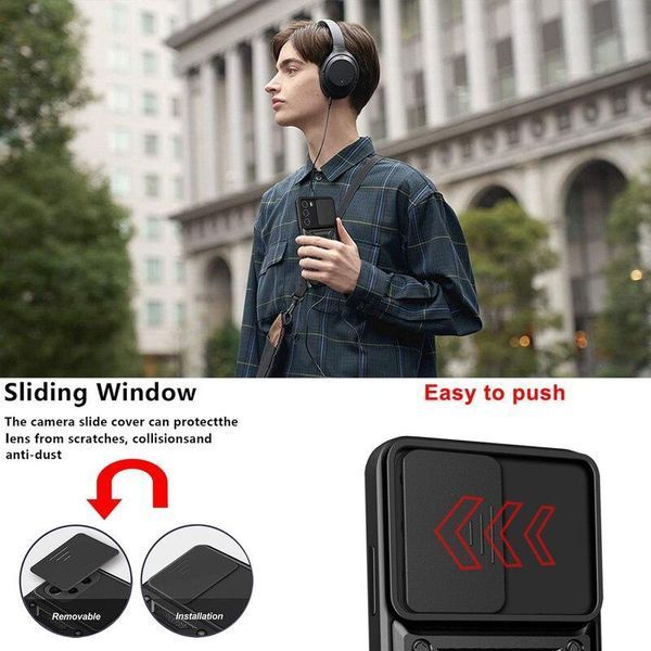PC + TPU чохол Camshield armor для Motorola G51 / червоний 89400 фото