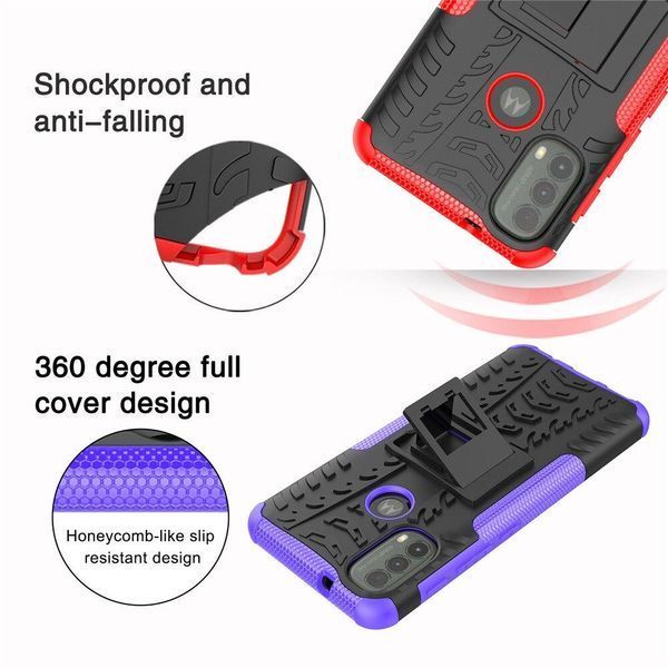 PC + TPU чехол Armor на Motorola E40 черный 89501 фото
