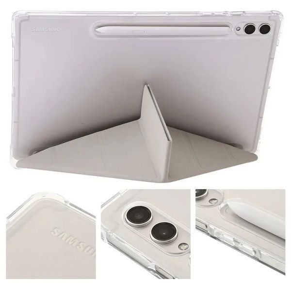 Чохол-книжка Transparent Origami на Samsung Galaxy Tab A9 Plus (11") / темно-зелений 100223 фото