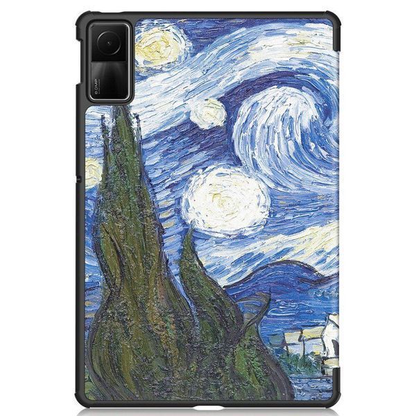 Чохол книжка Crazy Horse на Xiaomi Redmi Pad SE (11") / зоряна ніч 093140 фото