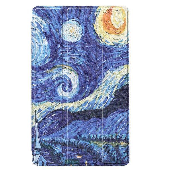 Чехол книжка Crazy Horse для Samsung Galaxy Tab A7 Lite 8.7" (SM-T220) / звездная ночь 093901 фото