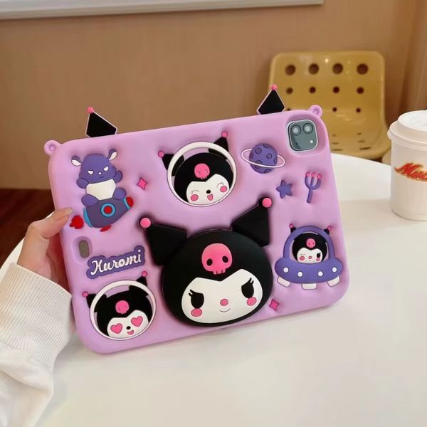 Чехол Kuromi case на планшет Samsung Galaxy Tab A9 Plus (11") / фиолетовый 098170 фото