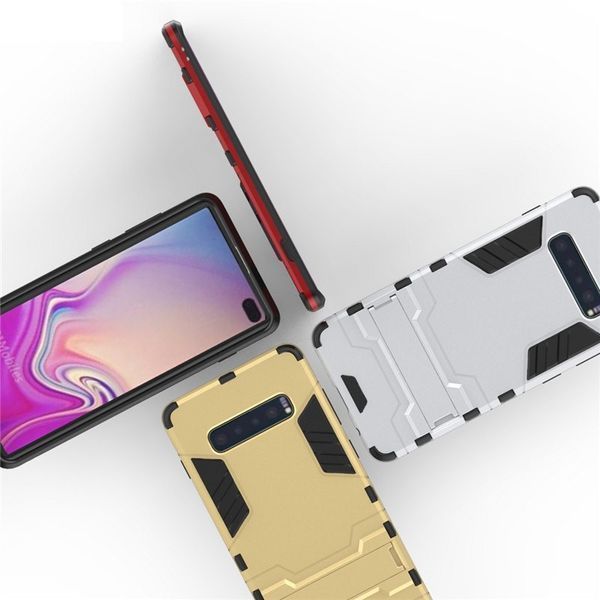PC + TPU чехол Metal armor для Samsung Galaxy S10 (6 кольорів) 054957 фото