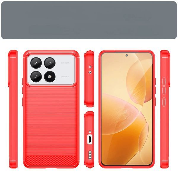TPU чохол накладка Urban для F6 Pro / червоний 097346 фото
