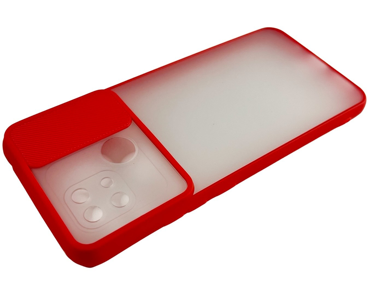 Чехол для TOTU Slide Camera для Xiaomi Redmi 10C (редми 10ц) красный 085791 фото