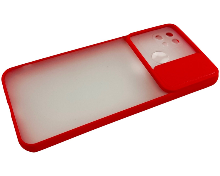 Чехол для TOTU Slide Camera для Xiaomi Redmi 10C (редми 10ц) красный 085791 фото