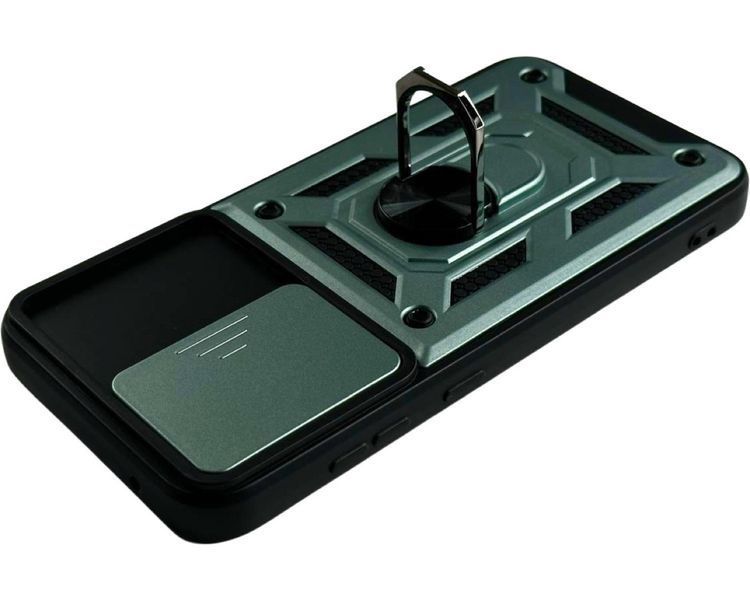 PC + TPU чохол Camshield armor для Samsung Galaxy S23 FE / зелений 093160 фото