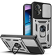 PC + TPU чохол Camshield armor для OnePlus Nord N20 (5G) / сріблястий 090498 фото 1