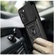 PC + TPU чехол Camshield armor для Samsung Galaxy S22 Plus / черный 100657 фото 4
