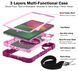 Чохол Carbon Armor Tablet на планшет Xiaomi Redmi Pad SE (8.7") / малиновий 200867 фото 3