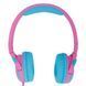 Навушники дротові Celebrat A25 Childrens wired headphones рожево-блакитні 85549 фото 2