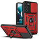 PC + TPU чохол Camshield armor для Motorola G51 / червоний 89400 фото 1