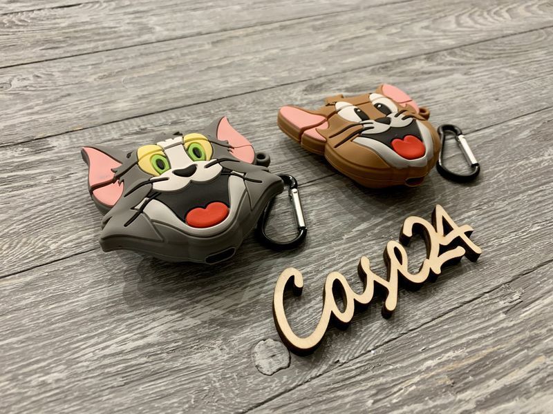 Чехол Tom and Jerry на Airpods (3 цвета) 017468 фото