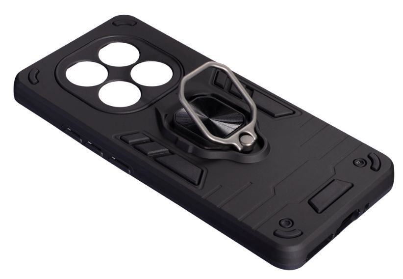 PC + TPU чехол New Transformer для Xiaomi Redmi Note 14 Pro (4G) / черный 203424 фото